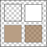 Con cuadrícula de transparencia