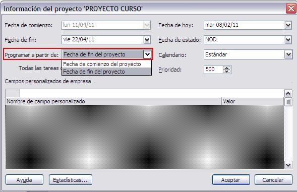 Curso gratis de Microsoft Project 2007. aulaClic. 1 - Empezar a ...