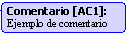 Comentario ejemplo